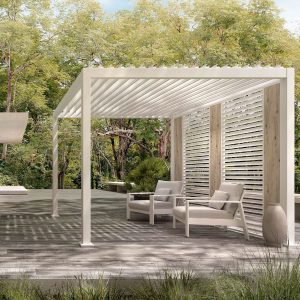 Pergola Bioclimatica Onda in Alluminio Orientabile - Pinetarreda